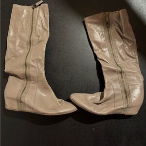 Women's Tan Leather Boots
